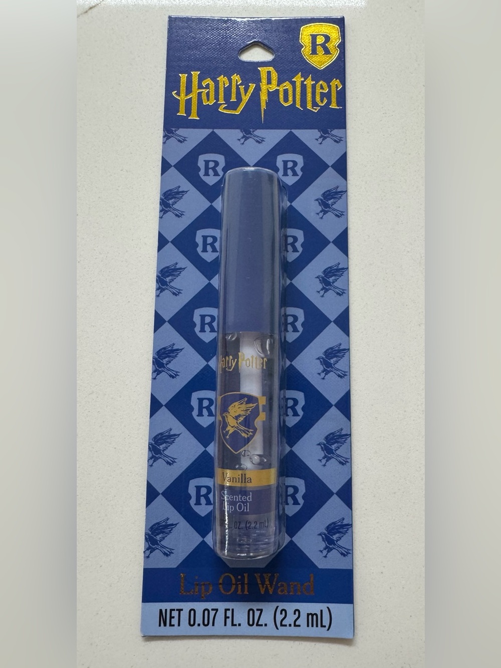Warner Bros. Harry Potter Blue Lip Oil Wand - Vanilla Scent ravenclaw